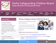 Tablet Screenshot of derbyscb.org.uk